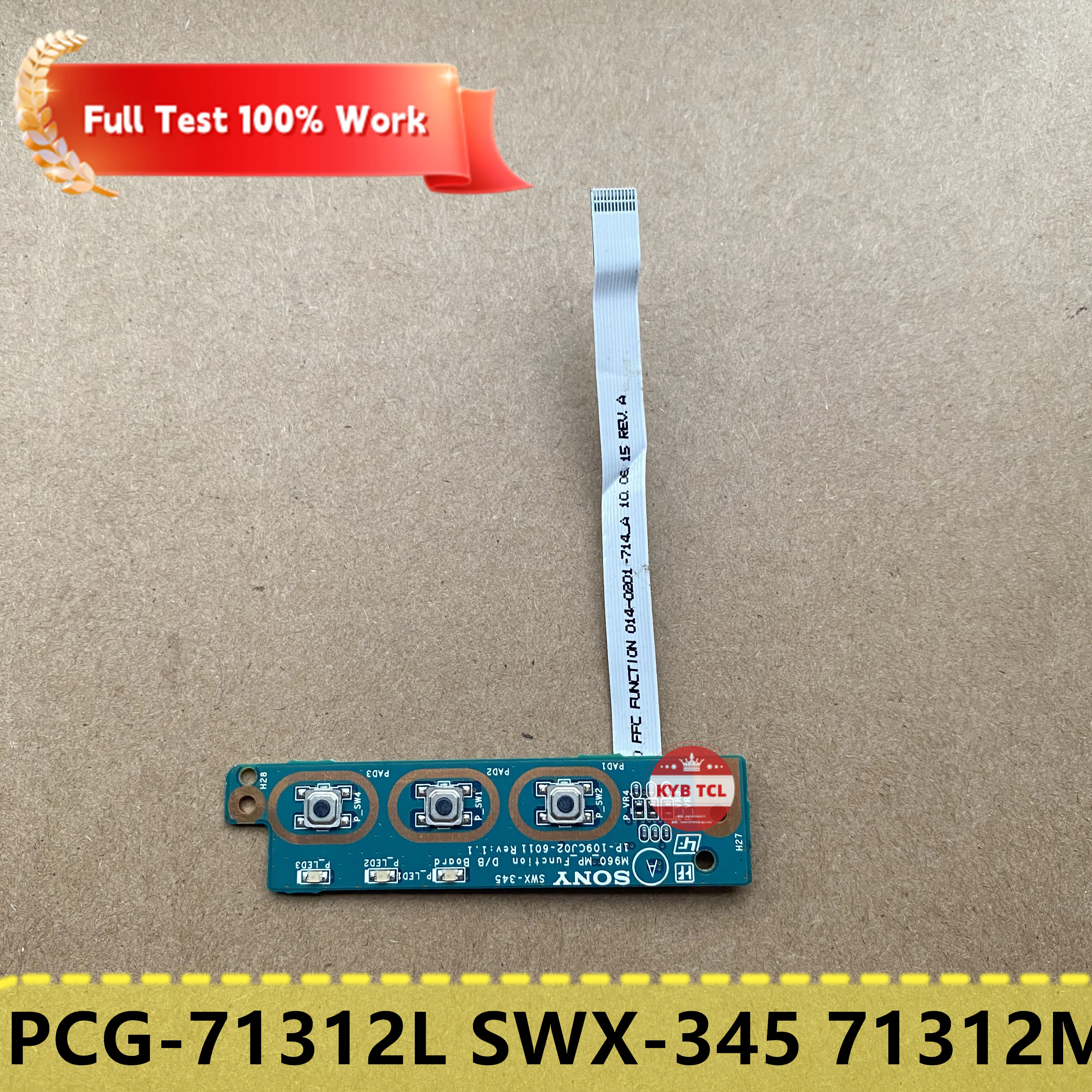 Для ноутбука Sony PCG-71312L SWX-345 PCG-71312M Мультимедийная Плата Кнопки питания с кабелем 1P-109CJ02-6011 IP-109CJ02-6011 Ноутбук M960