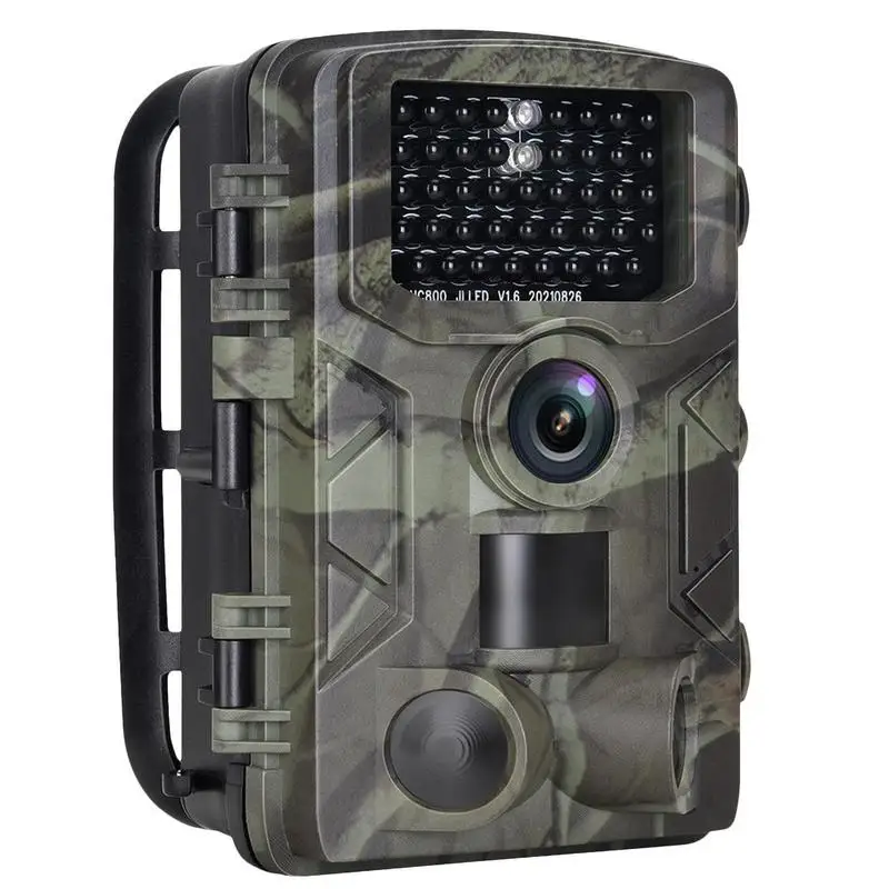 Высокочувствительная камера для охоты на диких животных 1080P, активируемая движением Камера безопасности IP66, водонепроницаемая Дневная ночная охота