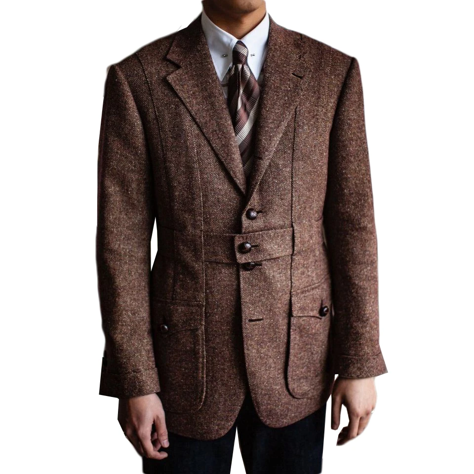 2024 Новый мужской костюм Куртка Модное пальто на заказ с двумя пуговицами Деловая одежда Свадебный костюм жениха Homme