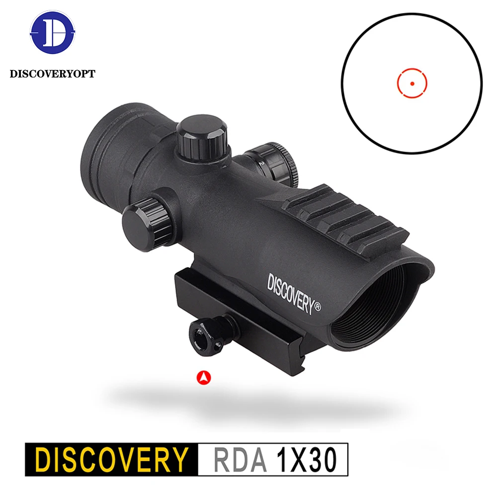 Охотничий Оптический Прицел DISCOVERY Red Dot Sight RDA 1X30, Оптический Прицел Для Винтовки, Ударопрочный Оптический Прицел Red Dot Для AR 15 AK M4