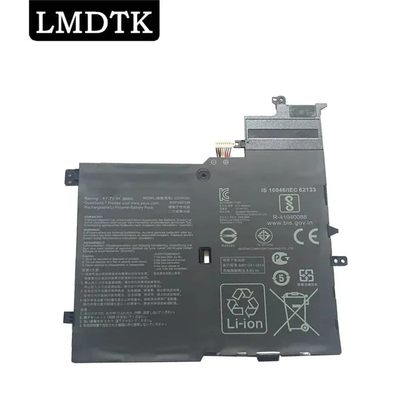 LMDTK Новый C21N1701 7,7 V 39WH Аккумулятор для ноутбука Asus VivoBook S406U S460UA S406UA-BM360T S406UA-BM146T S406UA-BM148T K406UA