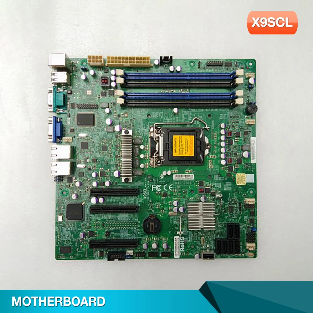 X9SCL для Серверной Материнской платы Supermicro LGA1155 DDR3 SATA 2,0 PCI-E 3,0 USB 2,0 Xeon E3-1200 Серии V1 V2