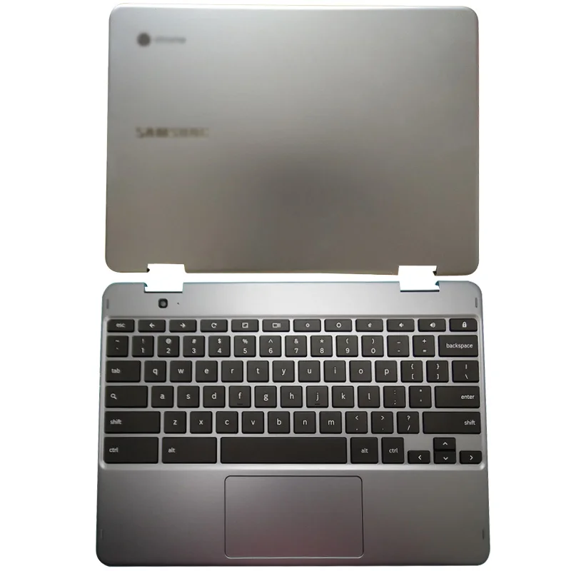 Новинка для Samsung Chromebook plus XE521QAB XE520QAB ЖК-дисплей для ноутбука, задняя крышка/подставка для рук, верхний регистр клавиатуры США