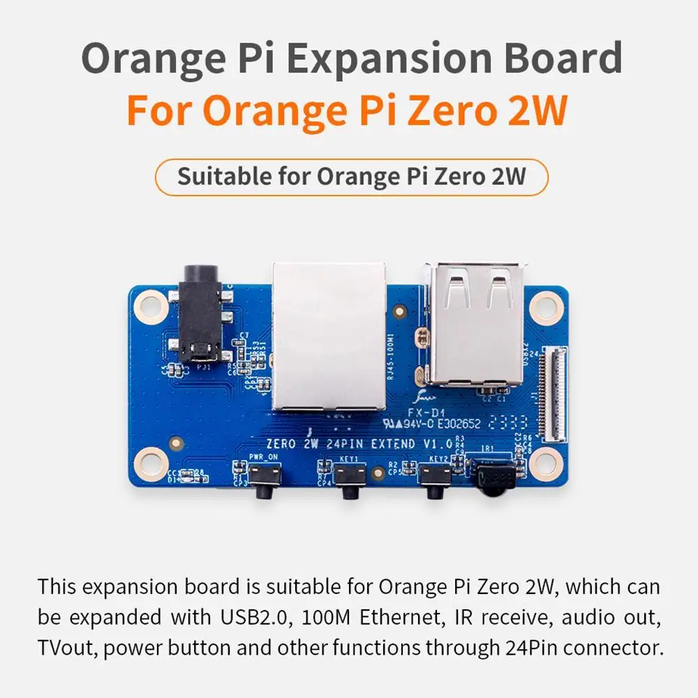 Для Orange Pi Zero 2 Вт 4 ГБ Оперативной ПАМЯТИ DDR4 Мини-ПК Allwinner H618 Orange Pi Zero 2 Вт WiFi Bluetooth BLE SBC Одноплатный Компьютер Zero2W