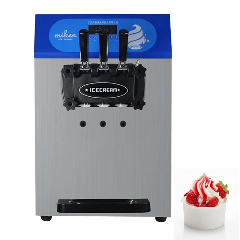 Машина для приготовления мягкого мороженого Коммерческая Машина для приготовления мороженого Настольная машина для производства мороженого 110V 220V