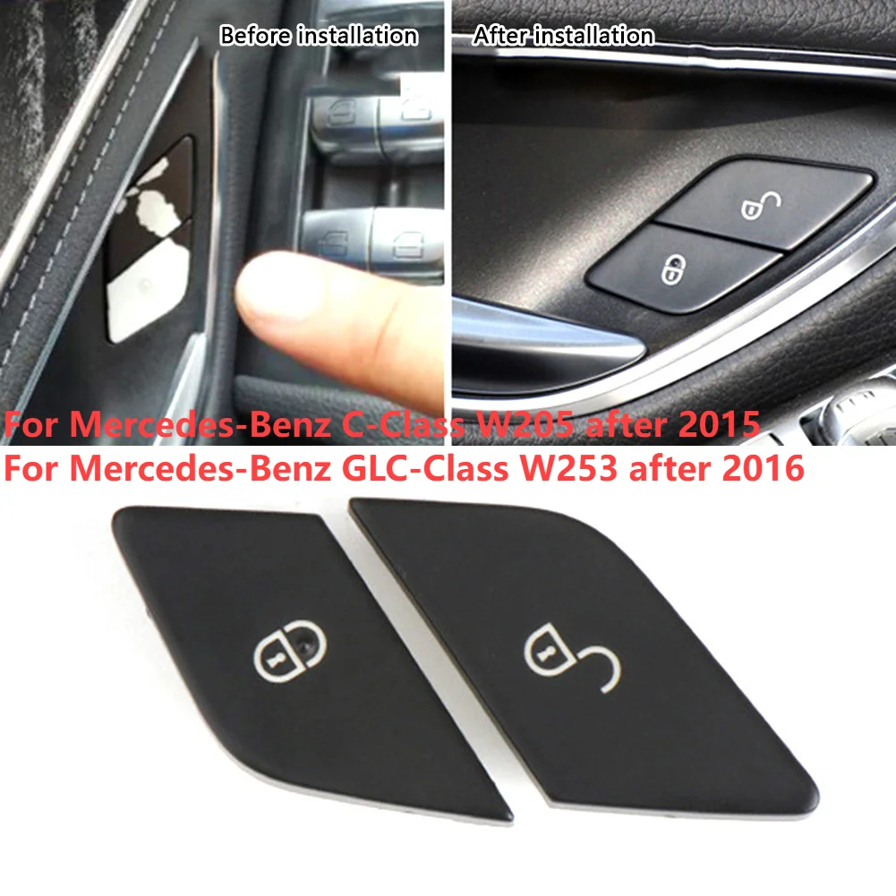 Крышка кнопки Разблокировки Центрального дверного замка для Mercedes Benz C-Class W205 для Mercedes-Benz GLC-Class W253 2059055251