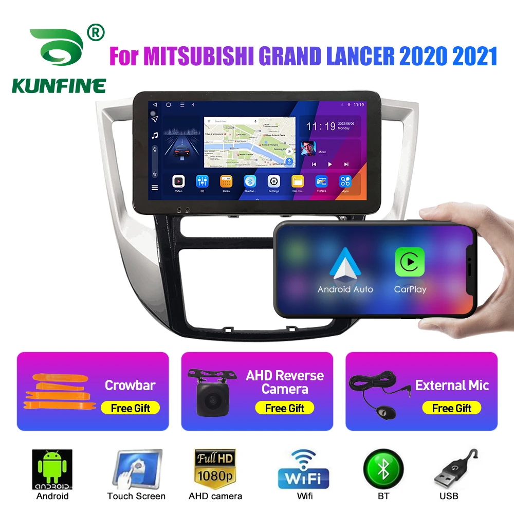 10,33 Дюймов Автомобильный Радиоприемник Для MITSUBISHI GRAND LANCER 2Din Android Восьмиядерный Автомобильный Стерео DVD GPS Навигационный Плеер QLED Экран Carplay
