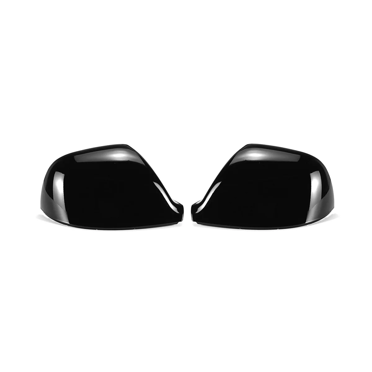 Автомобиль Ярко-черный Боковое зеркало заднего вида Крышка Крышка зеркала Прямая для VW Transporter T5 T5.1 2010-2015 T6 2016-2019