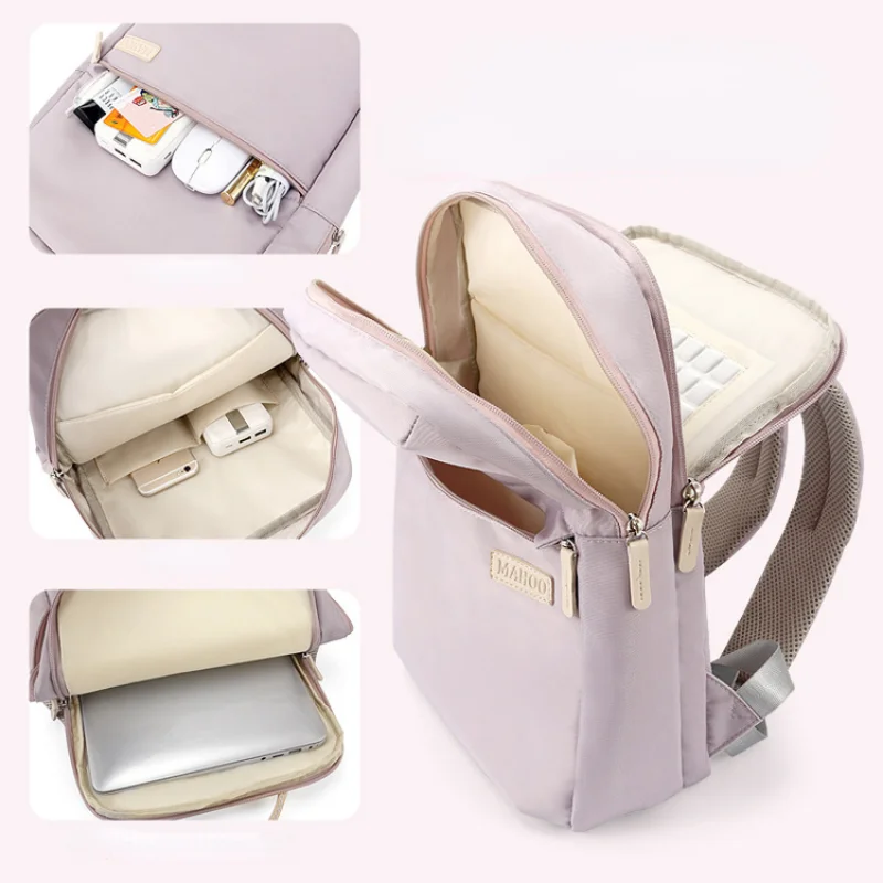 Модный тренд Chikage, сумка для компьютера через плечо, женский красивый рюкзак, многослойные милые рюкзаки для студентов колледжа