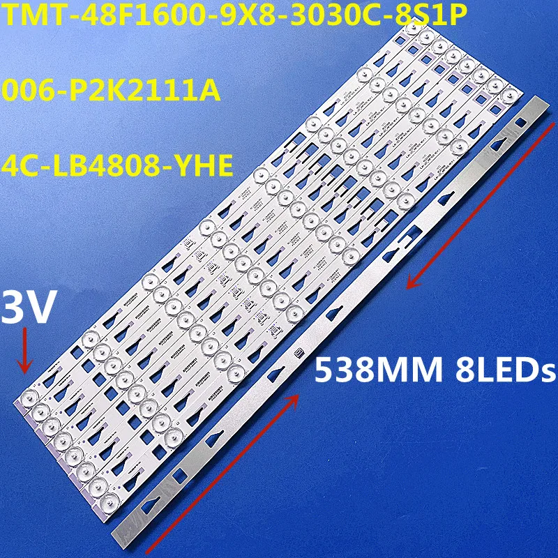 9 шт. Светодиодные ленты TMT-48F1600-9X8-3030C-8S1P 006-P2K2111A 4C-LB4808-YHE PF1 Для L48F1600E L48F3700A LB48E680 D48E167 LVF480ND2L