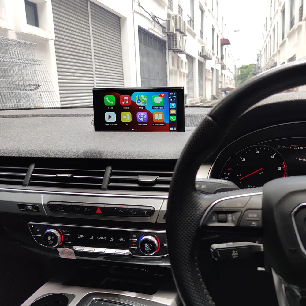 Для AudiQ7 2016 2017 2018 2019 Все В Одном WIFI Автомобильный Экран Аудио Интеллектуальная Система Радио Bluetooth Видеоплееры Carplay Android