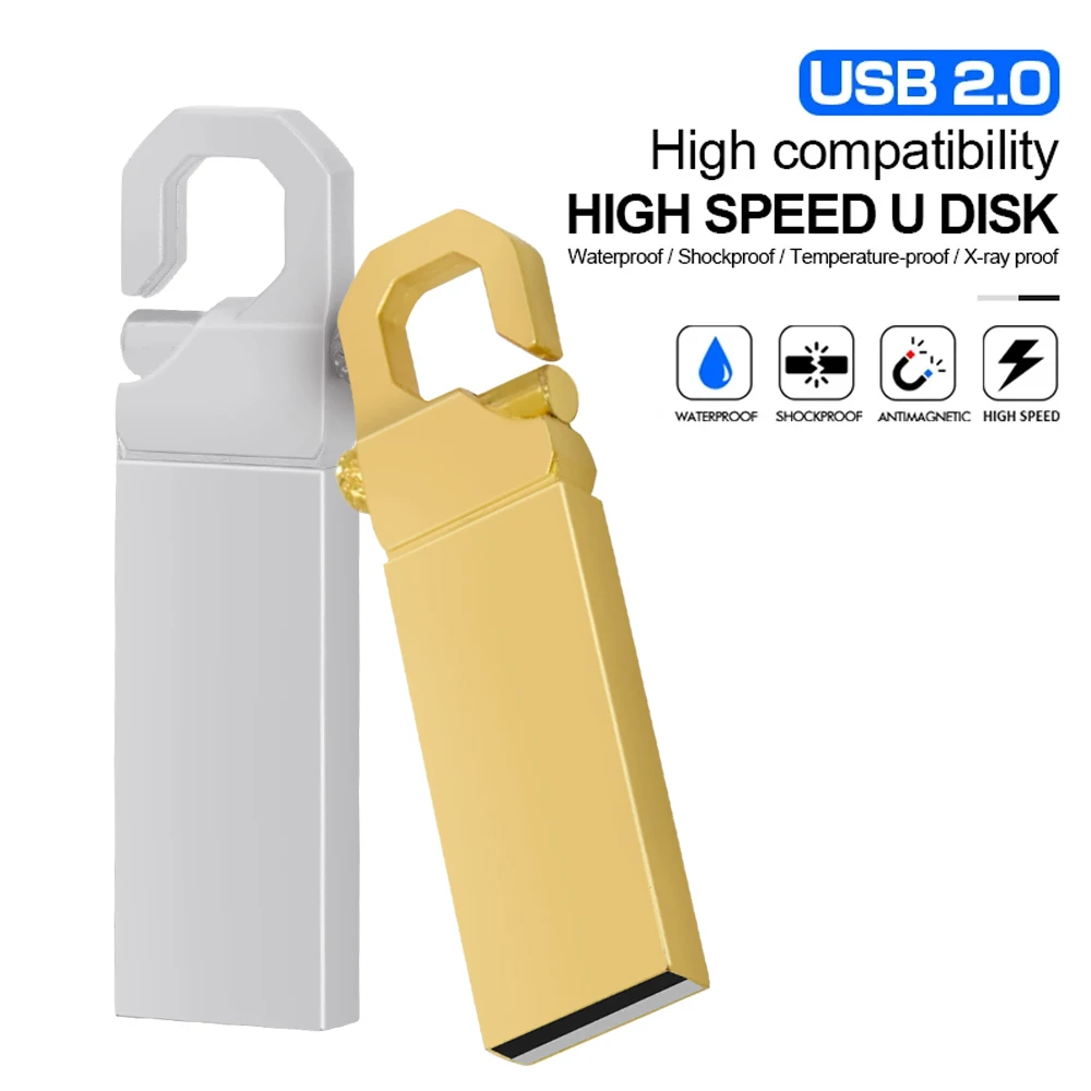 Ключ USB Memory Stick Thumb Usb Флэш-накопитель 32 гб 64 гб 4 гб 8 гб 16 гб Флешка 128 гб Usb-накопитель Металлический Водонепроницаемый Флеш-накопитель U-диск