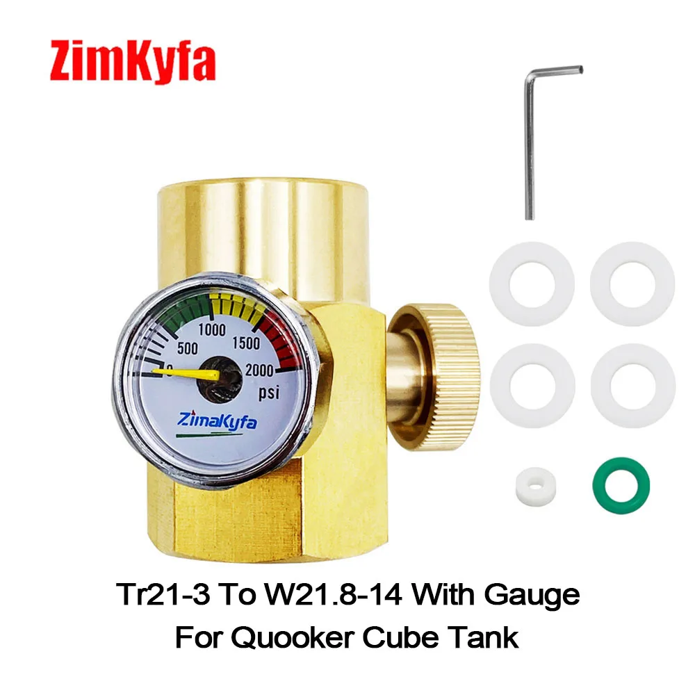 Разъем зарядного адаптера Tr21-3 для заправки Co2 для бака Sodastream Quooker Cube от W21.8-14 Large Co2 Tank Bottle