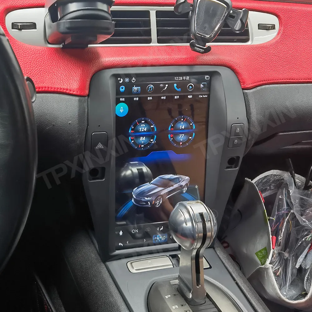 Автомагнитола Tesla Style для Chevrolet Camaro 2010-2015 DVD Мультимедийный видеоплеер Стерео Автоматическая GPS навигация Carplay DSP 5G WIFI
