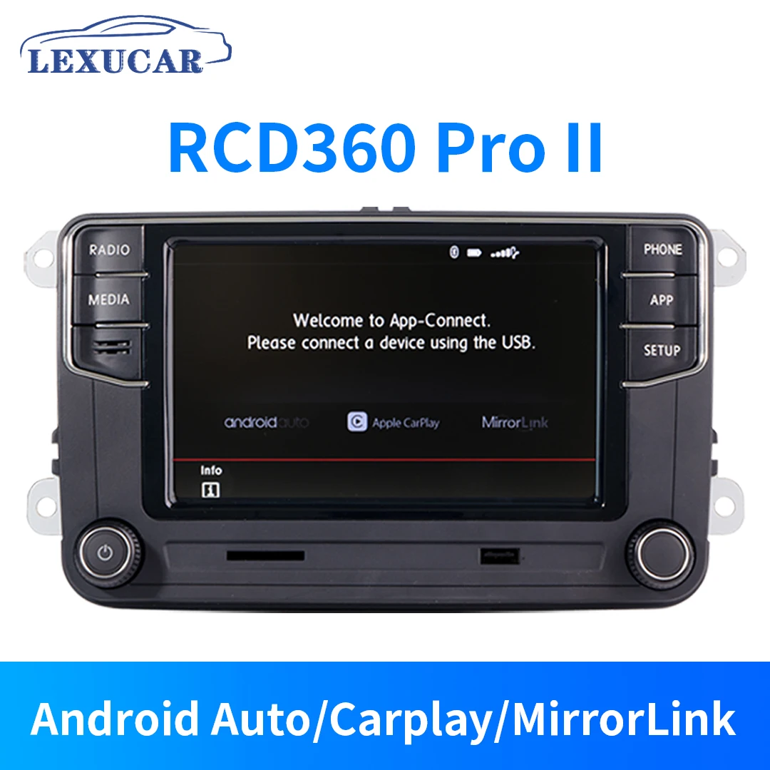 Noname RCD360 Pro2 MIB Carplay Автомагнитола 6,5 дюймов Android Auto Multimedia для VW Passat B5 B6 CC Jetta 5 6 Golf MK5 MK6 Beetle