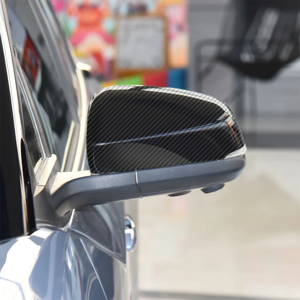 Аксессуары для 2022 2023 Subaru Solterra Крышка зеркала бокового обзора с гарниром из углеродного волокна-Посмотрите