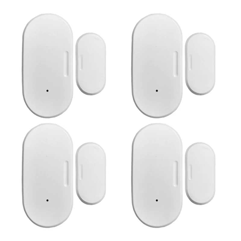 4X Датчик двери и окна Tuya Zigbee Автоматизация умного дома Защита безопасности Приложение Smartlife Дистанционное нажатие сигнализации в режиме реального времени