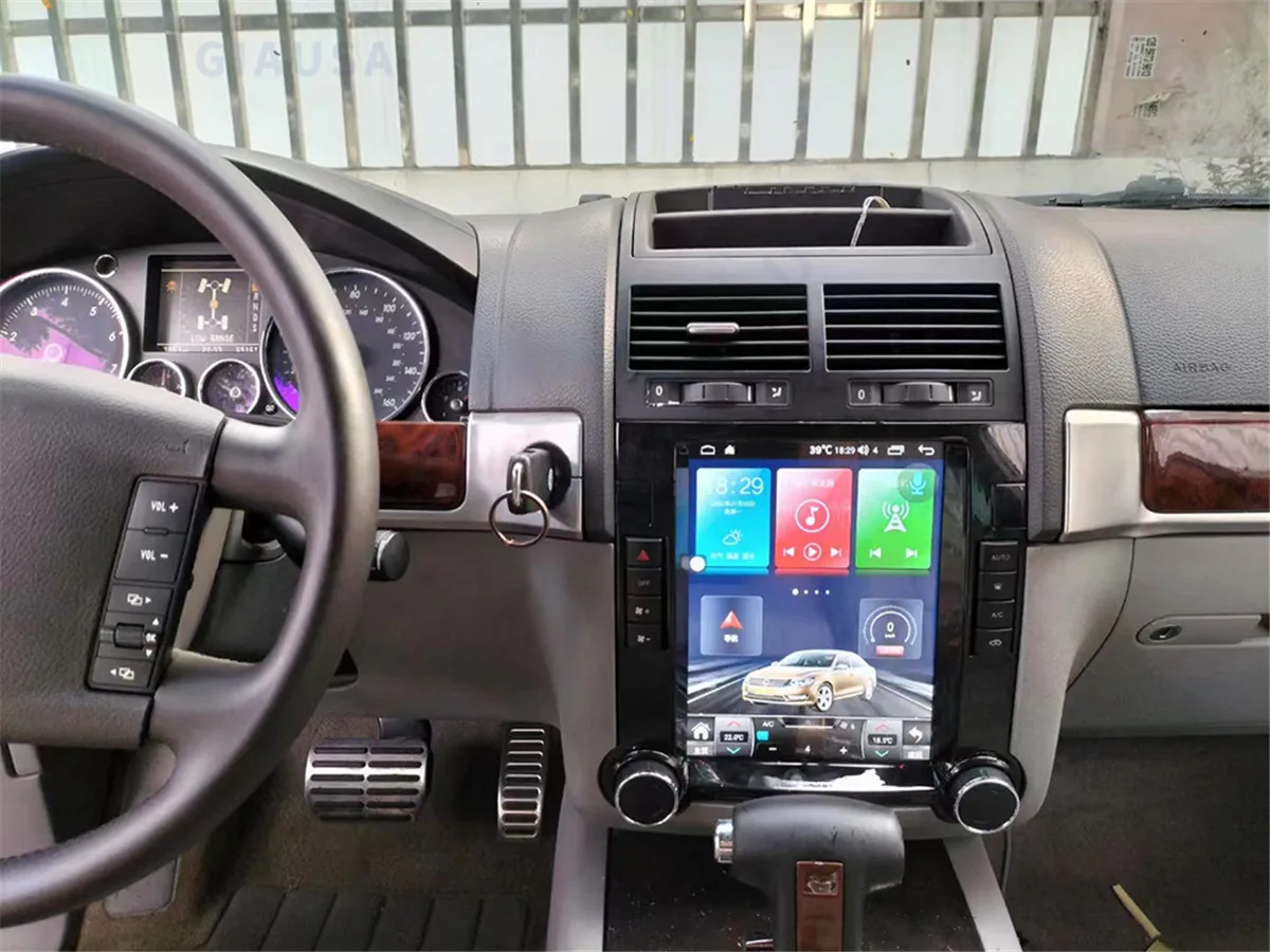 Tesla Radio Android12 Автомобильная GPS-Навигация Для Volkswagen Touareg 2003-2010 VW T5 2009-2010 Carplay Авто Головное Устройство Авто Стерео