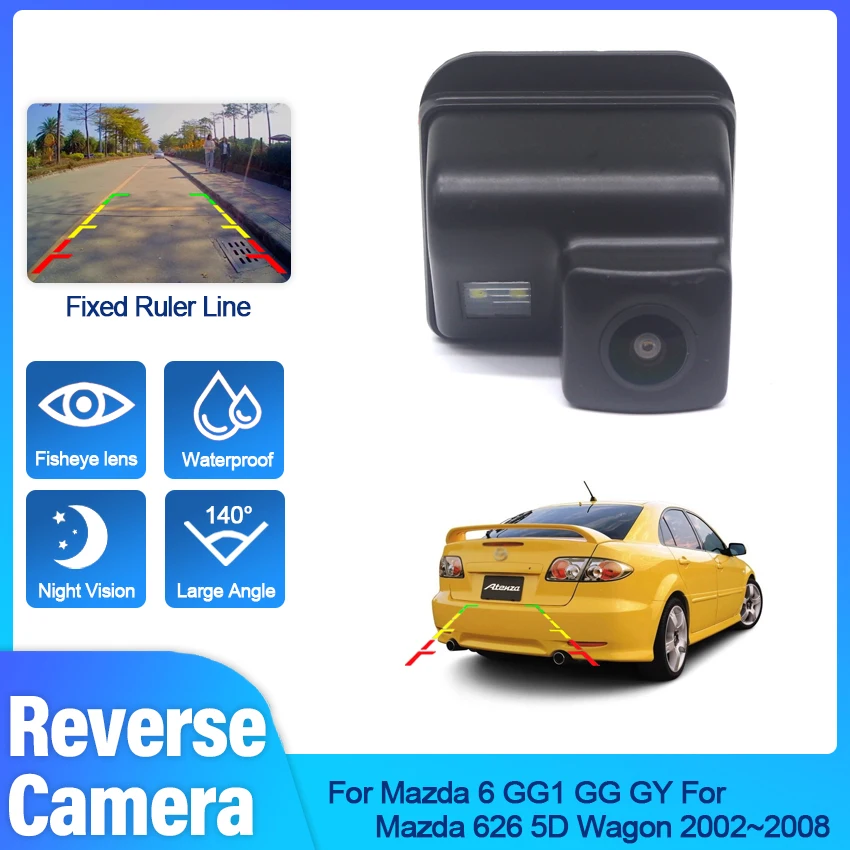 Камера парковки заднего вида для Mazda 6 GG1 GG GY Для Mazda 626 5D Универсал 2002 ~ 2008 Водонепроницаемая Камера Ночного Видения
