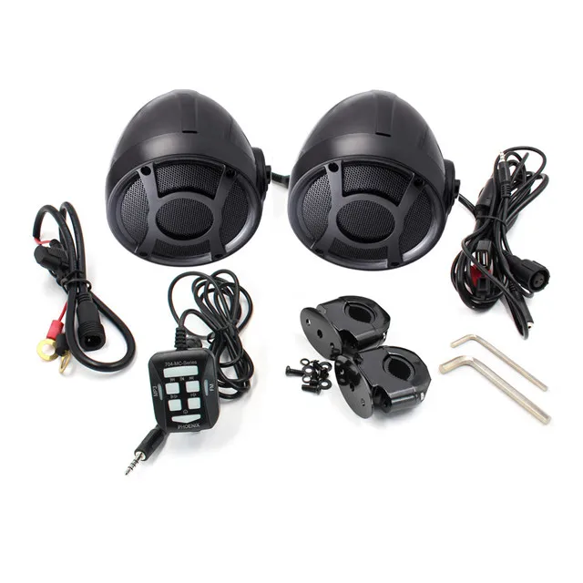 Водонепроницаемый морской стерео Bluetooth мотоцикл аудио лодка автомобильный MP3-плеер Автоматическая звуковая система для СПА UTV ATV