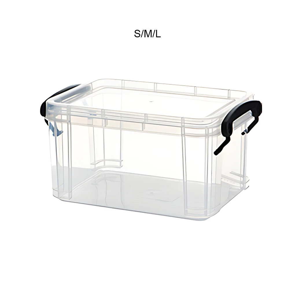 Пластиковый ящик для хранения, прочный и долговечный для хранения всего необходимого, Аккуратный офисный органайзер для хранения, компактный размер