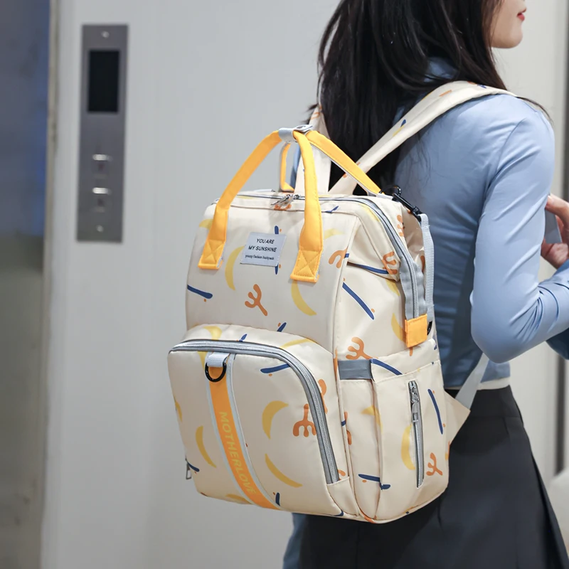 Сумка для мамы, большой емкости, модный, многофункциональный и легкий, многокамерный рюкзак для путешествий для ребенка и матери