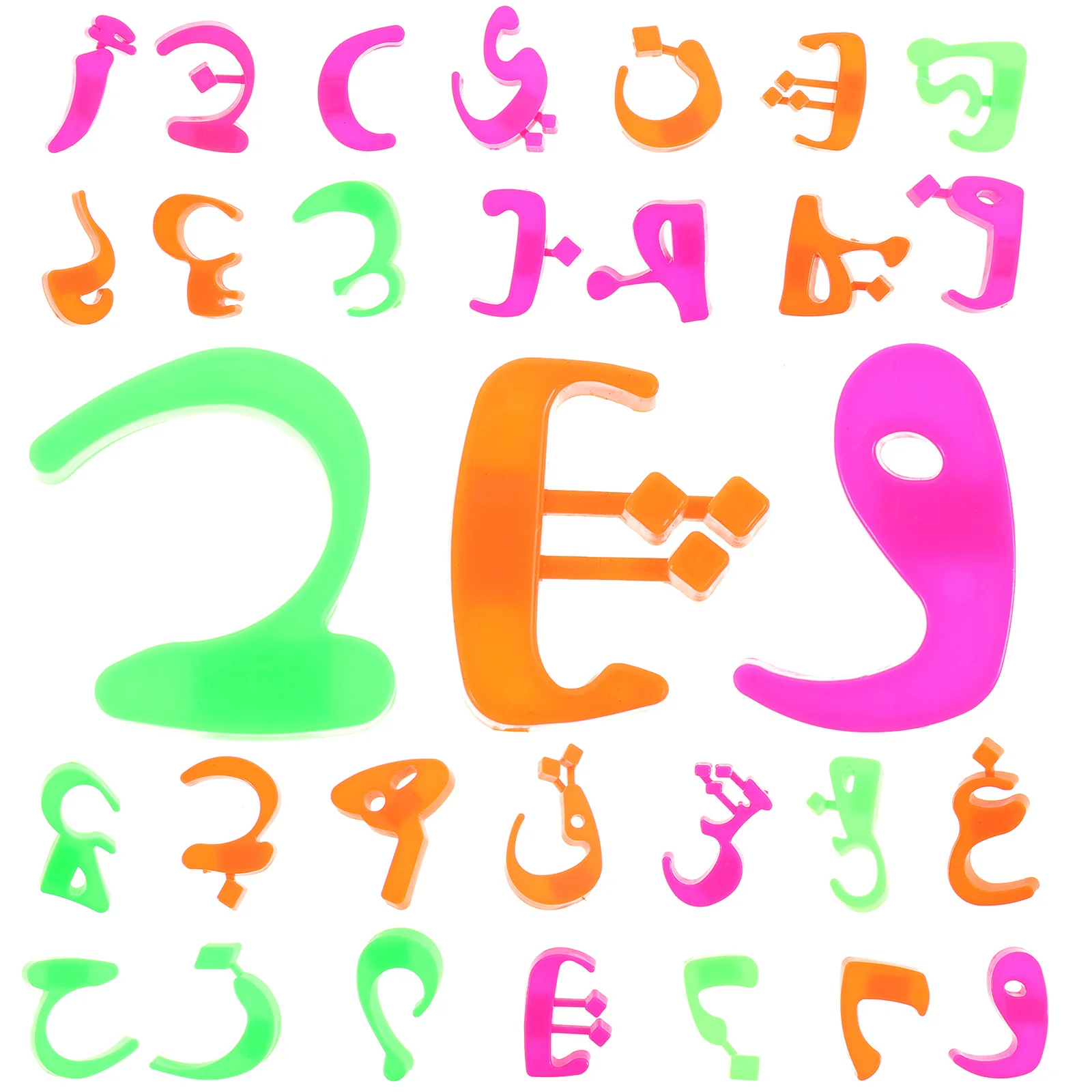 Арабские Магнитные буквы Пластиковая Большая Кухонная Наклейка Магниты для изучения языка Детский Алфавит Развивающие Игрушки