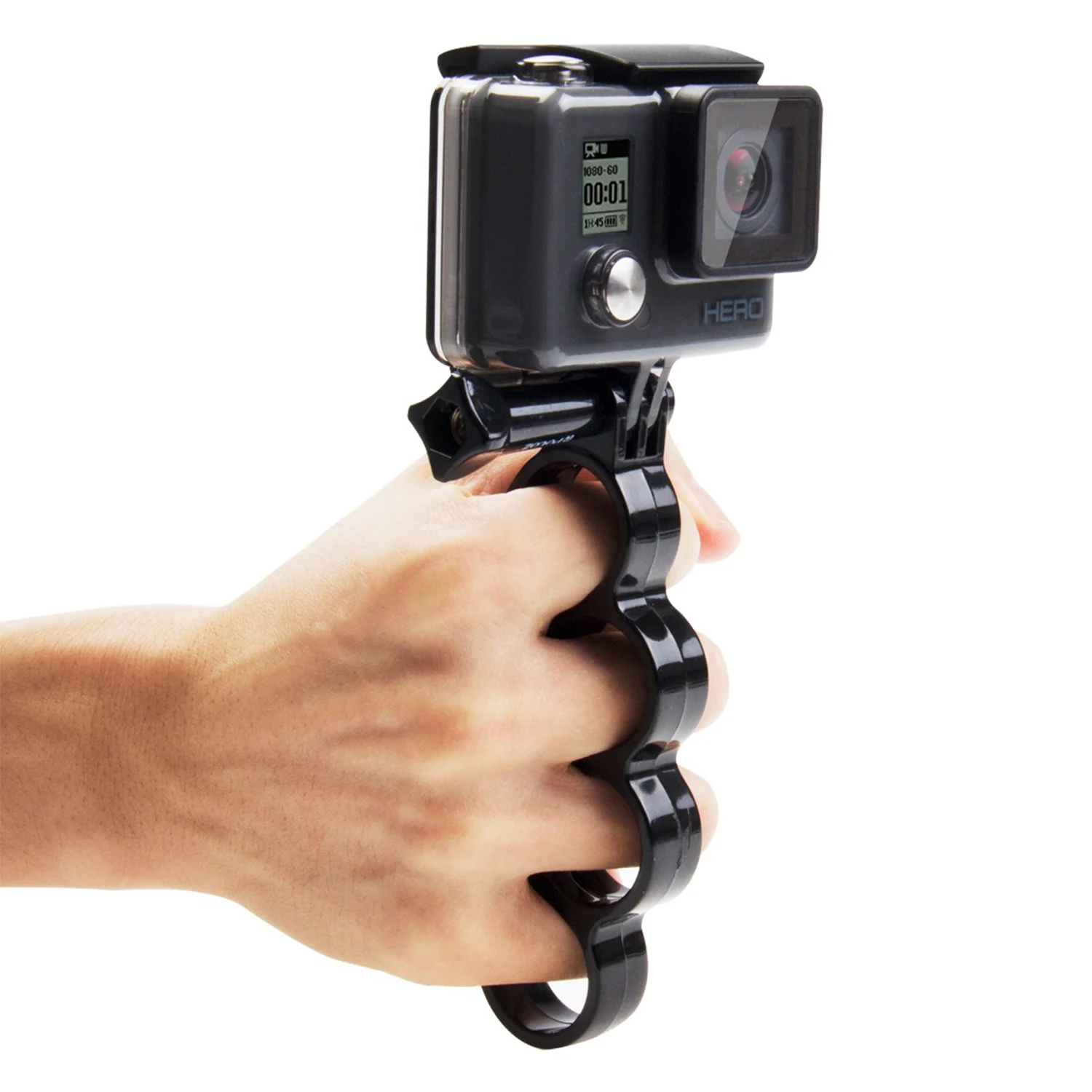 Ручное кольцо для захвата экшн-камеры Ручка для Gopro Hero 10 Держатель экшн-камеры с 9 костяшками Пальцев Аксессуары Кольцо для селфи на палец Кронштейн