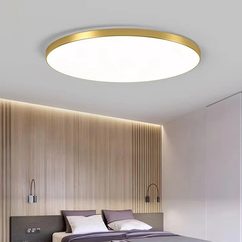 Современный светодиодный Круглый потолочный светильник Супер Яркий светильник для гостиной, спальни, коридора, ванной, внутреннего освещения.