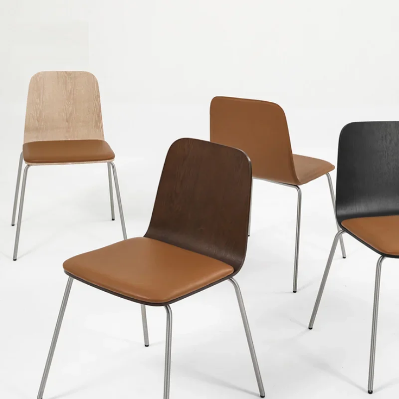 Уникальные минималистичные стулья С удобной спинкой, Дизайнерские Кресла для отдыха, Эргономичная Мебель для гостиной Nordic Cadeiras De Jantar