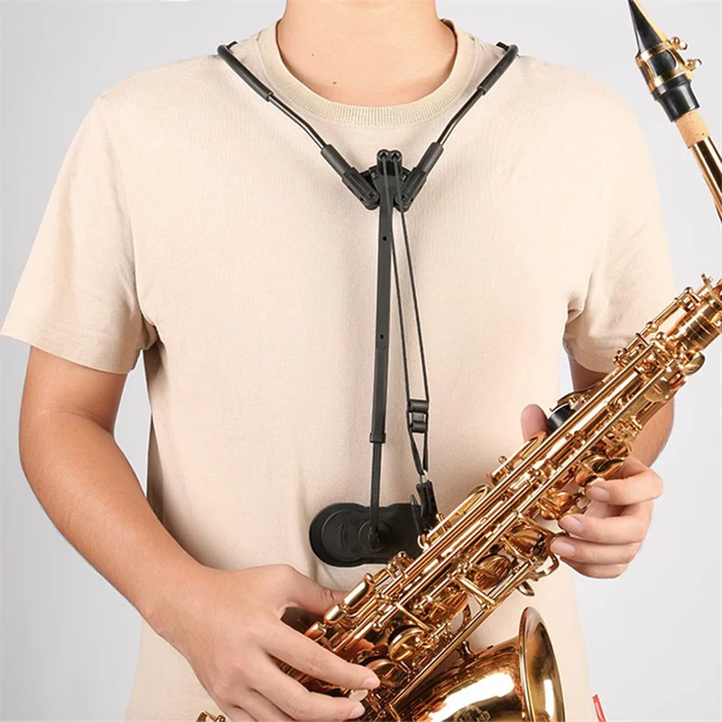 Ремень для саксофона Плечевой ремень для саксофона Ремешок для саксофона Шейные ремни для защиты шеи Плечевые аксессуары для музыкальных инструментов