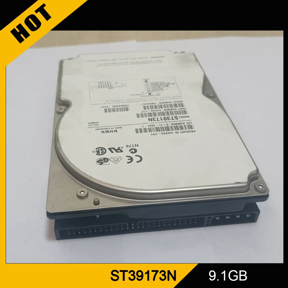 ST39173N Для жесткого диска Seagate 9,1 ГБ 50PIN 7200R 3,5 SCSI для промышленного медицинского оборудования HDD