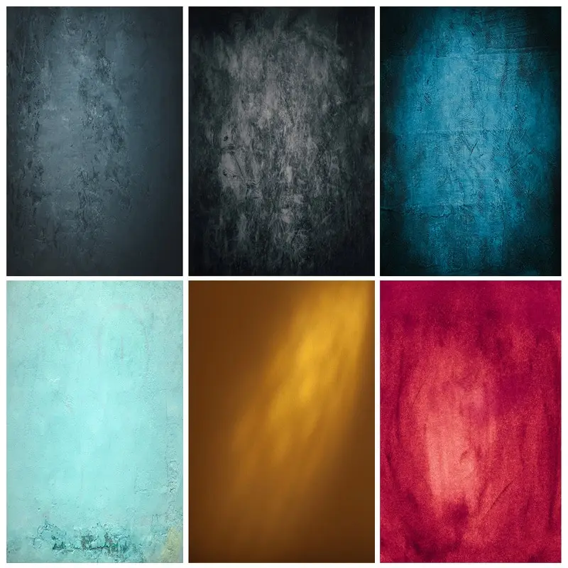 Винтажные фоны для фотосъемки из художественной ткани SHUOZHIKE, Реквизит, Абстрактный Однотонный Портретный фон для фотостудии 210407FHL-S3