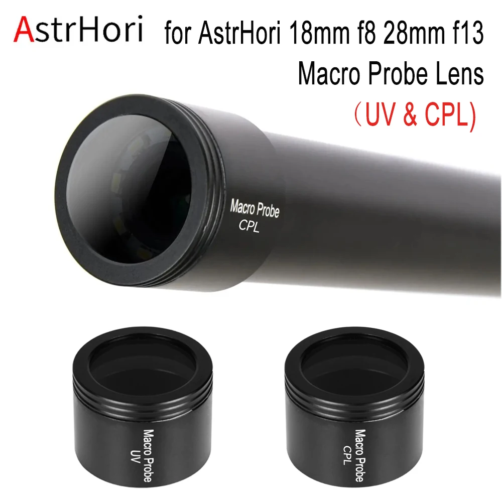 AstrHori CPL Поляризатор УФ-Фильтр Протектор Объектива Защитные Очки для Объектива AstrHori 18mm f8 28mm f13 Macro Probe Lens