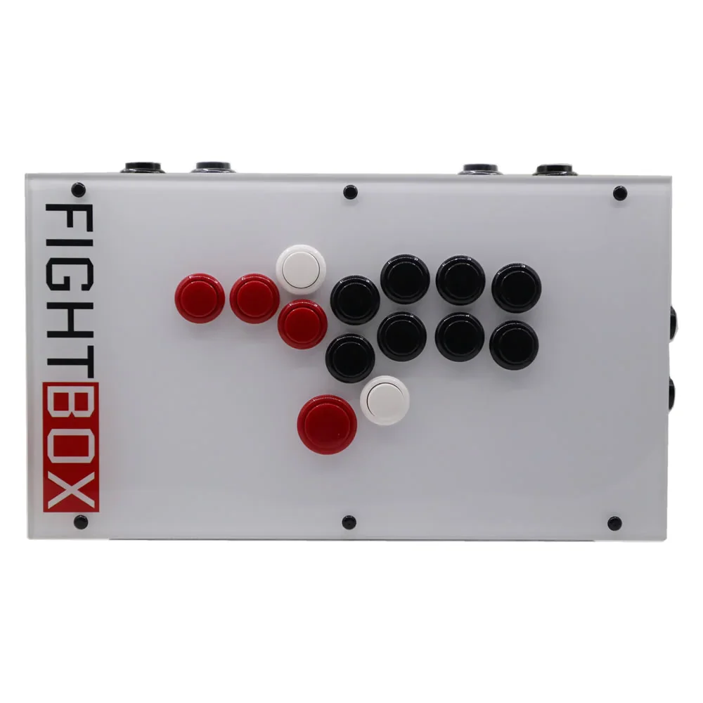Street Fighter 6 FightBox F8 Все Кнопки Hitbox Стиль Аркадный Джойстик Игровой Контроллер Для PS4/PS3/PC Sanwa OBSF24 30 Белый