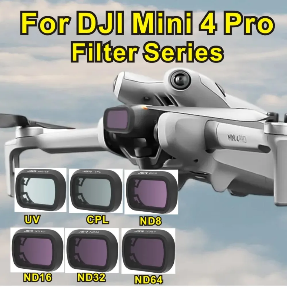 Для DJI Mini 4 Pro фильтр УФ-защита объектива CPL поляризация, уменьшение освещенности ND8, УФ-объектив дрона Mini 4 Pro