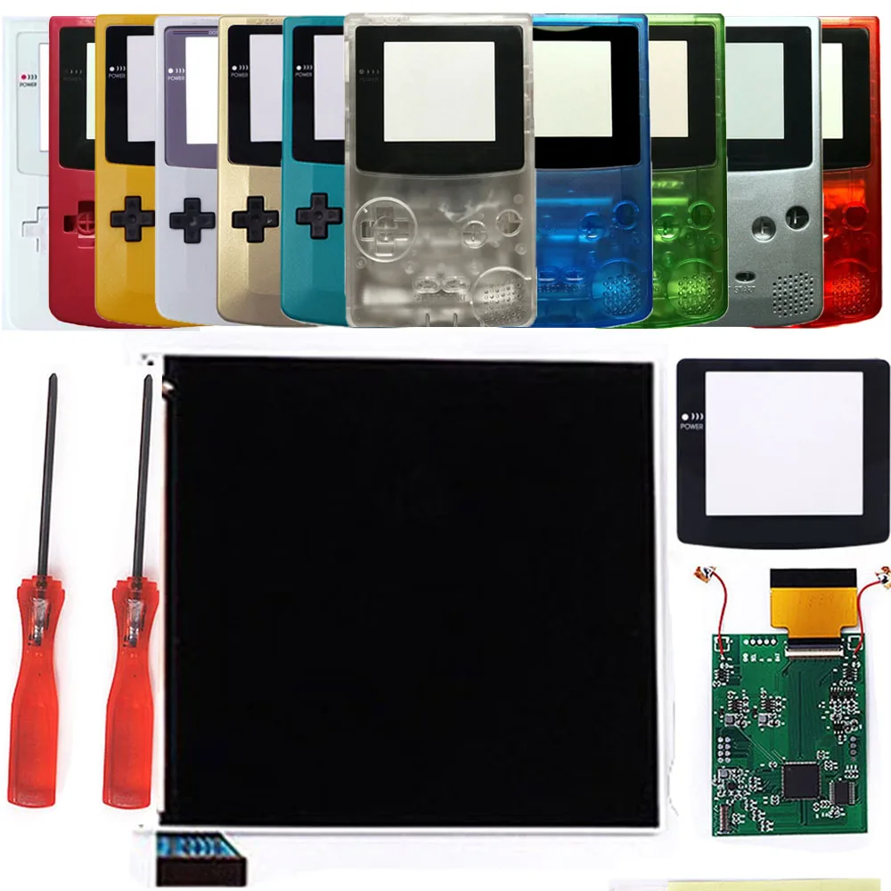 Комплекты GBC LCD Mod Для Замены экрана в стиле Ретро IPS Q5, Совместимые с Gameboy Color
