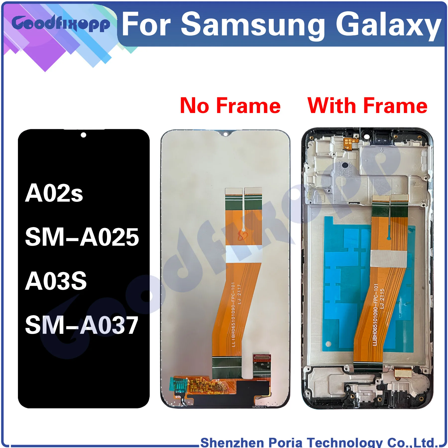 Для Samsung Galaxy A02s A03s SM-A025 SM-A037 ЖК-дисплей С Сенсорным Экраном Дигитайзер В Сборе Замена Запасных Частей