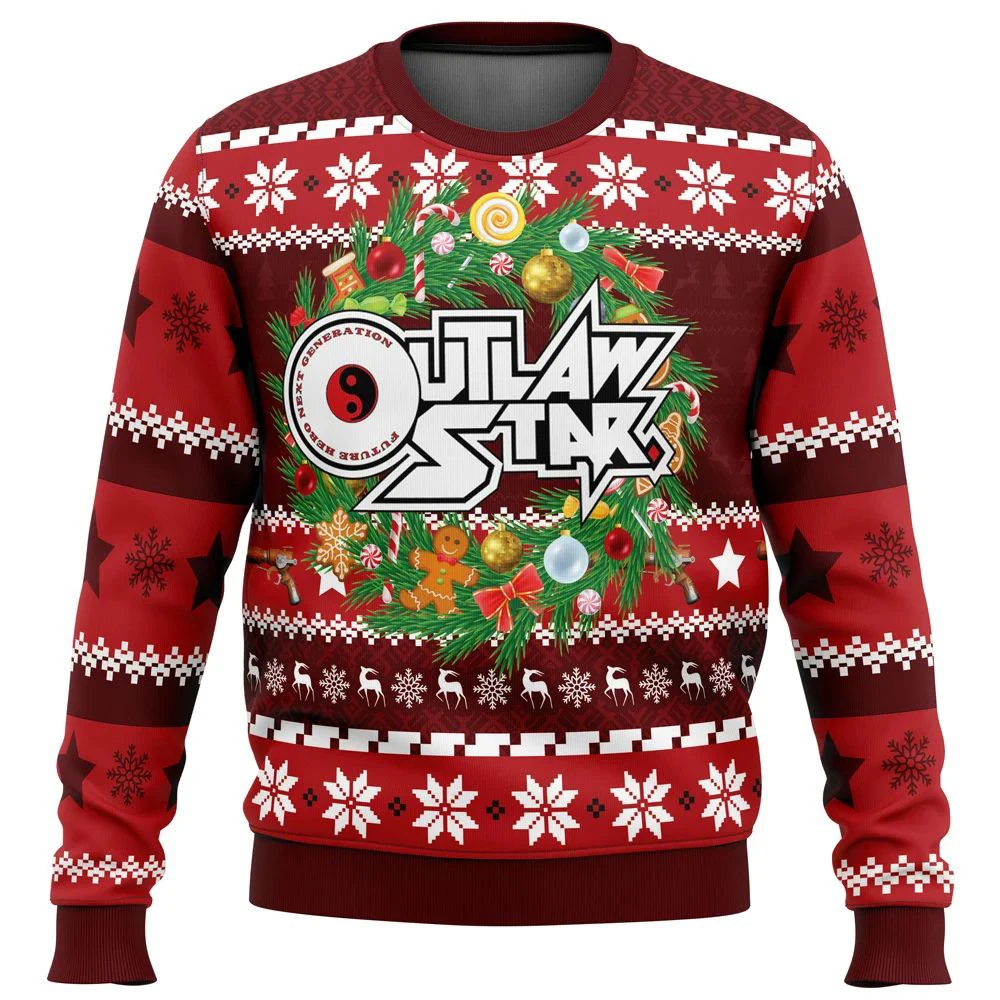 Зимний игровой свитер с 3D-печатью мультяшного персонажа 2023 года, плюшевый свитер без шляпы с круглым вырезом в качестве рождественского подарка для парня, свитер
