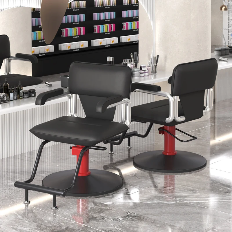 Профессиональные офисные парикмахерские кресла, роскошные вращающиеся эргономичные парикмахерские кресла для макияжа, педикюра, мебель для салона Silla MR50BC