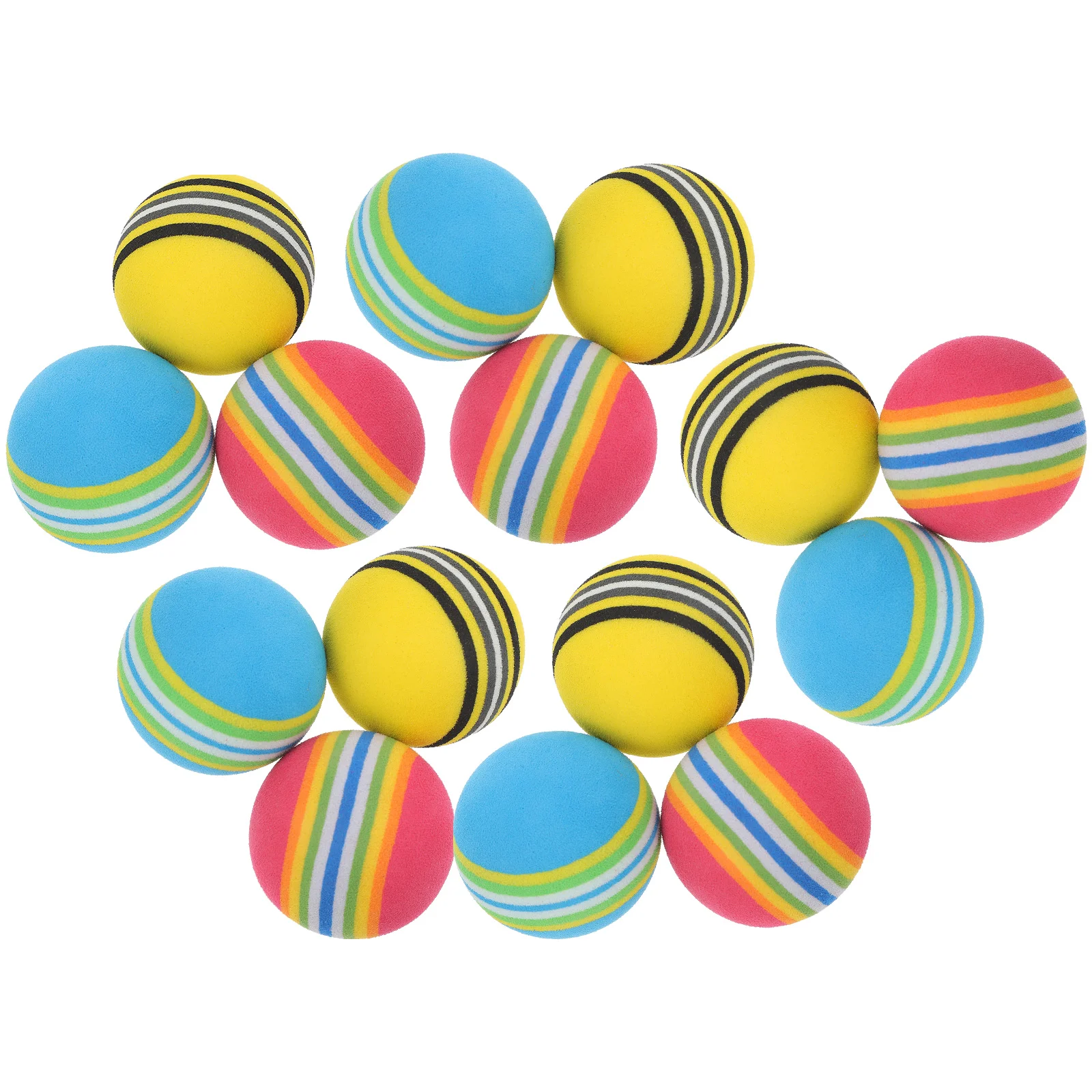 Тренировочные мячи: 30шт Eva-шариков для внутренних красочных интерактивных игрушек для тренировок на открытом воздухе на заднем дворе.