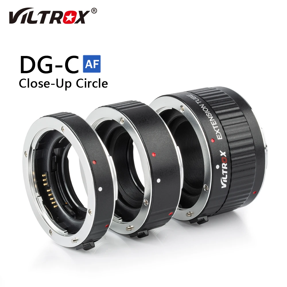 Viltrox DG-C Адаптер Автофокусировки Объектива AF Macro Удлинитель Для Canon EOS 2000D 1500D 850D 77D 60D 5D Mark IV III 7D II 80D 1DS