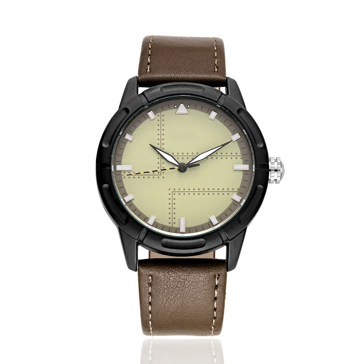 № 2 Модные женские брендовые часы с кожаным ремешком повседневные наручные часы