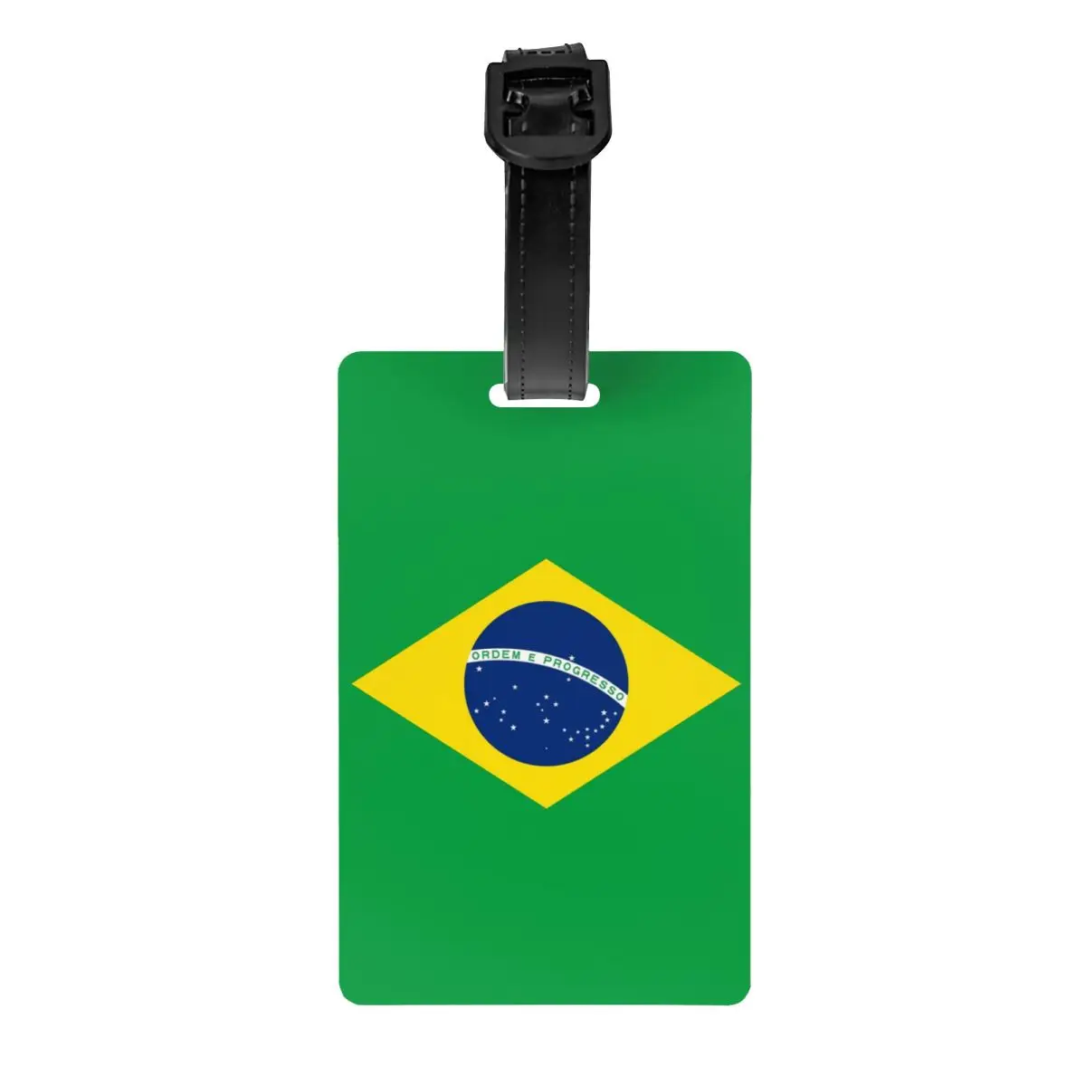 Багажная Бирка с Флагом Бразилии для Дорожного Чемодана Privacy Cover ID Label