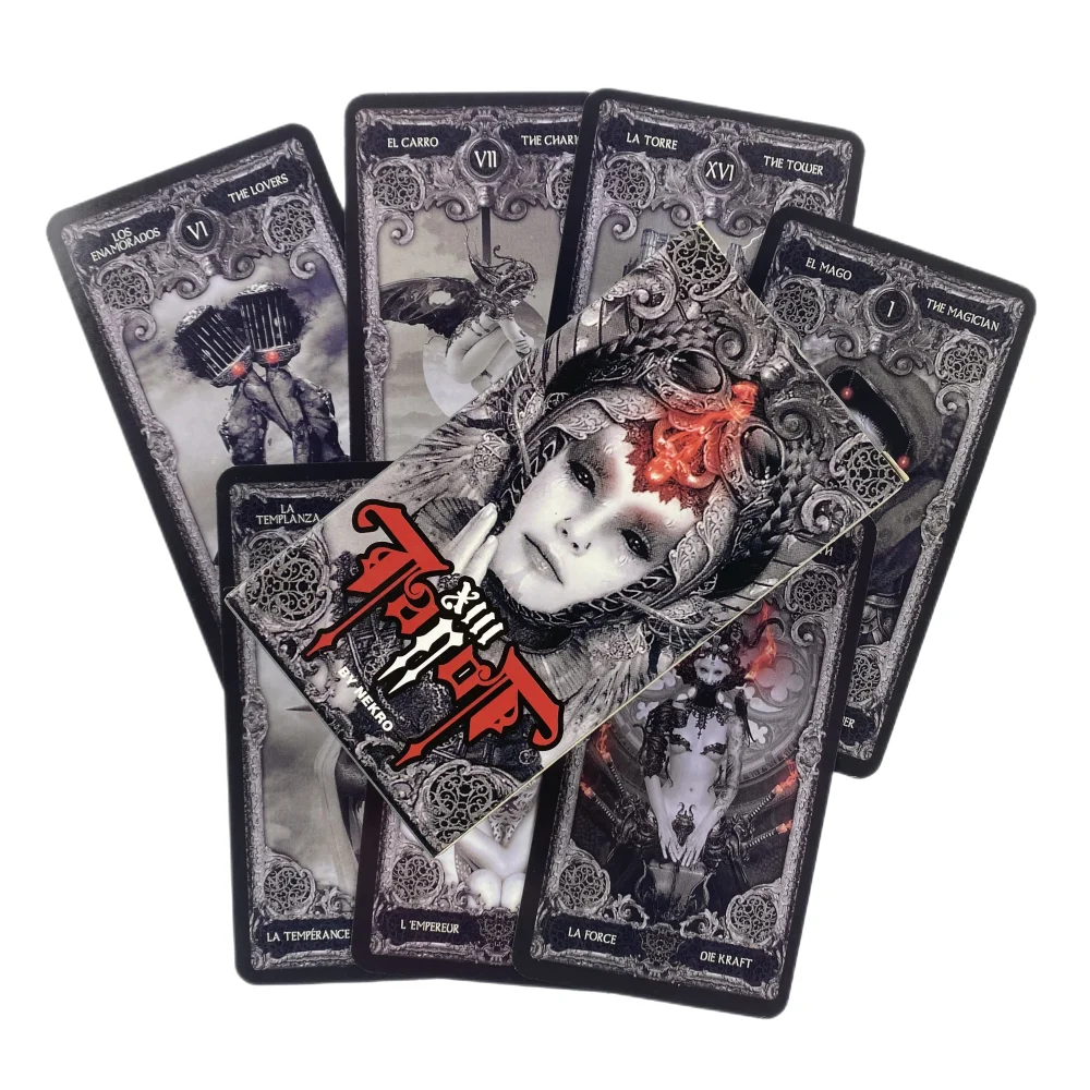 Xiii Колода Для Гадания На Темных Картах Таро Английские Версии Издания Oracle Board, Играющие В Настольные Игры Для Вечеринки