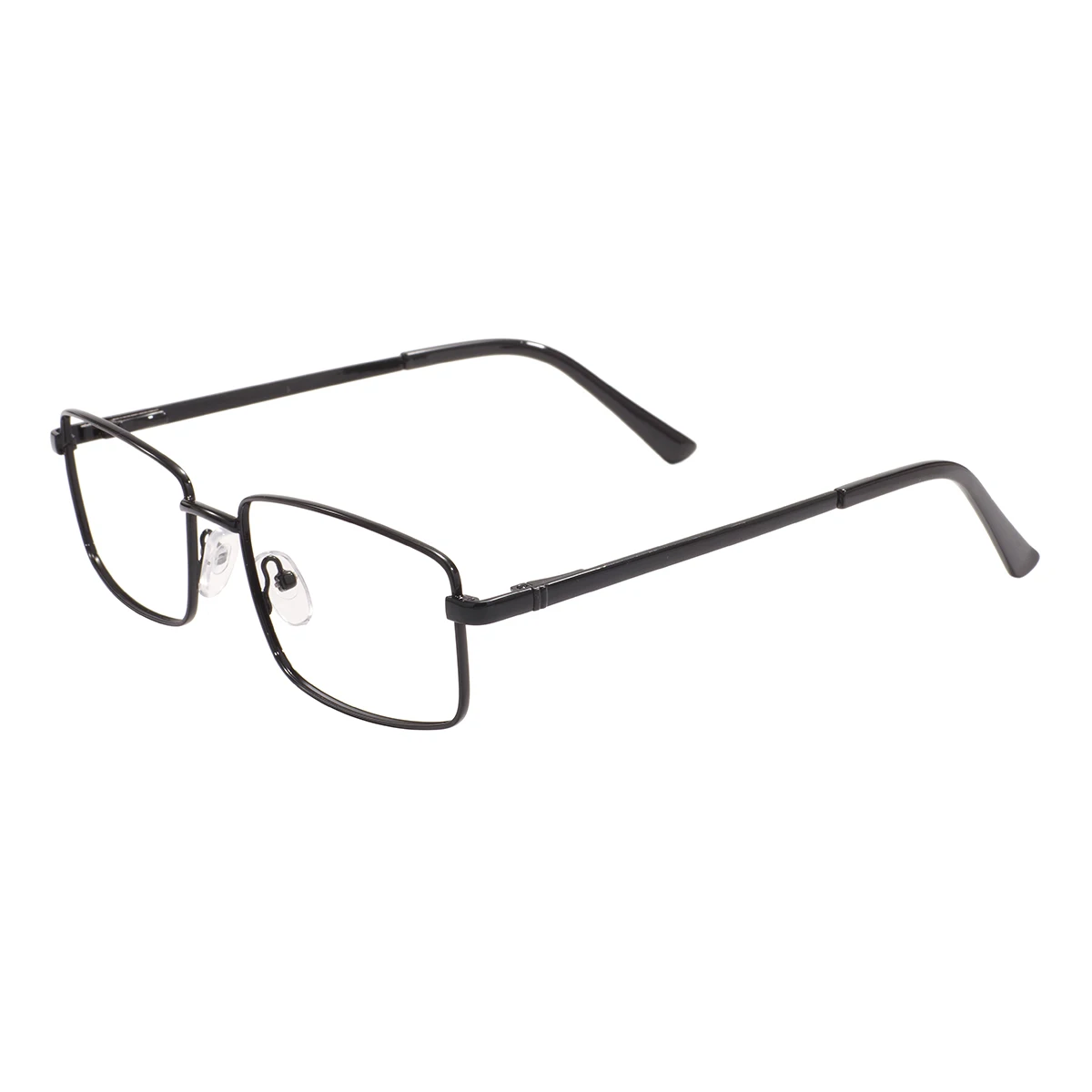 Мужские металлические прямоугольные очки в полной оправе С пружинным шарниром для рецептурных линз