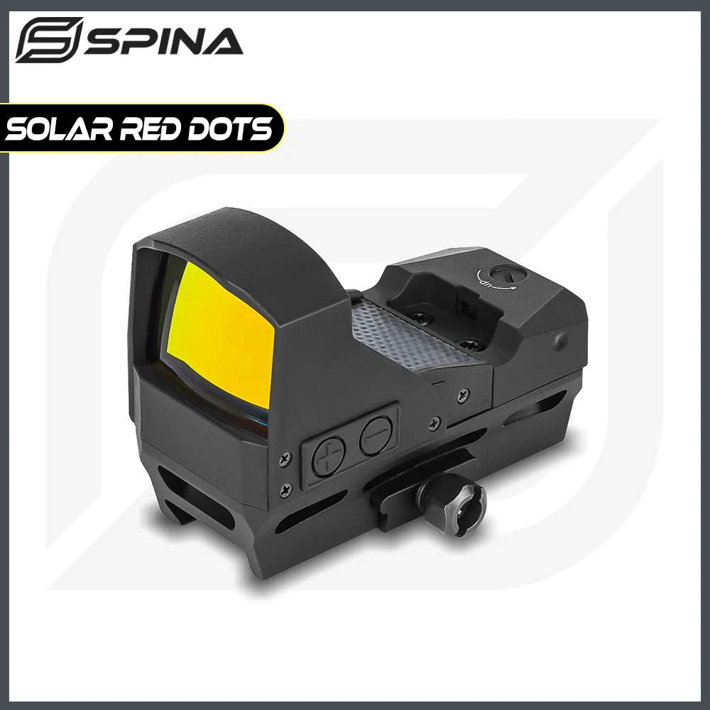 Оптический Прицел SPINA OPTICS Solar Energy Red Dot Для Настоящего Пистолета AR15 CQB С Прицелом Armed .223 5.56 .308 7.62 и т. Д