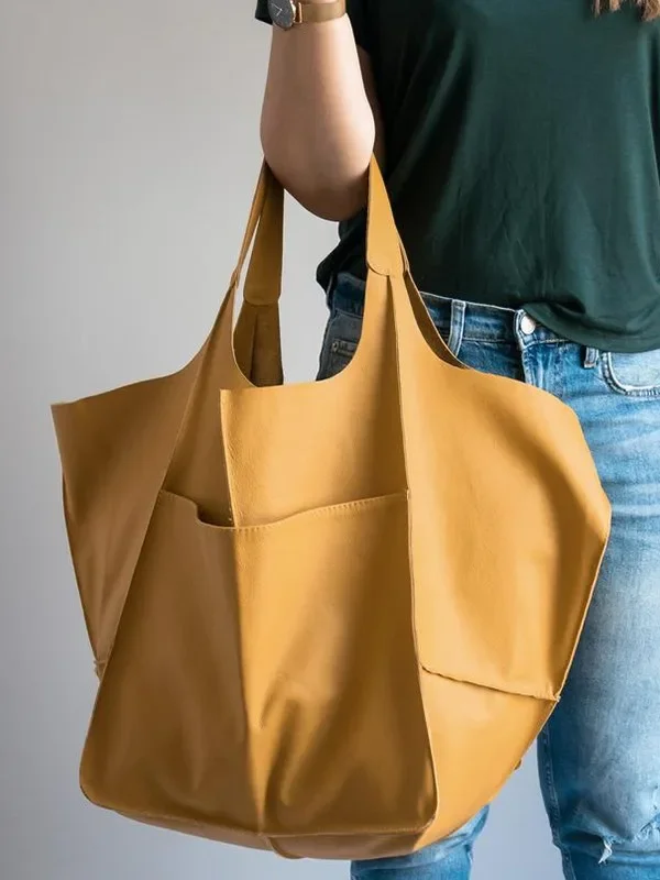 Женские сумки с внутренними карманами на молнии, сумки через плечо, сумки-тоут в винтажном стиле, большие вместительные сумки-ведра из мягкой кожи с засовом.