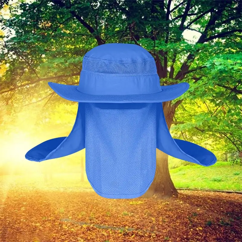 Солнцезащитная шляпа с защитой от ультрафиолета, Многофункциональная кепка для рыбалки на открытом воздухе, мужская солнцезащитная шляпа, Летние Высококачественные Удобные дышащие шляпы