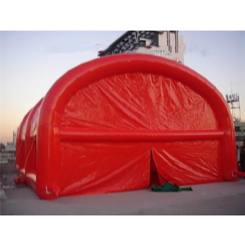 Красная раздувная будка раздувной шатер раздувной шатер бревенчатой хижины шатер дома
